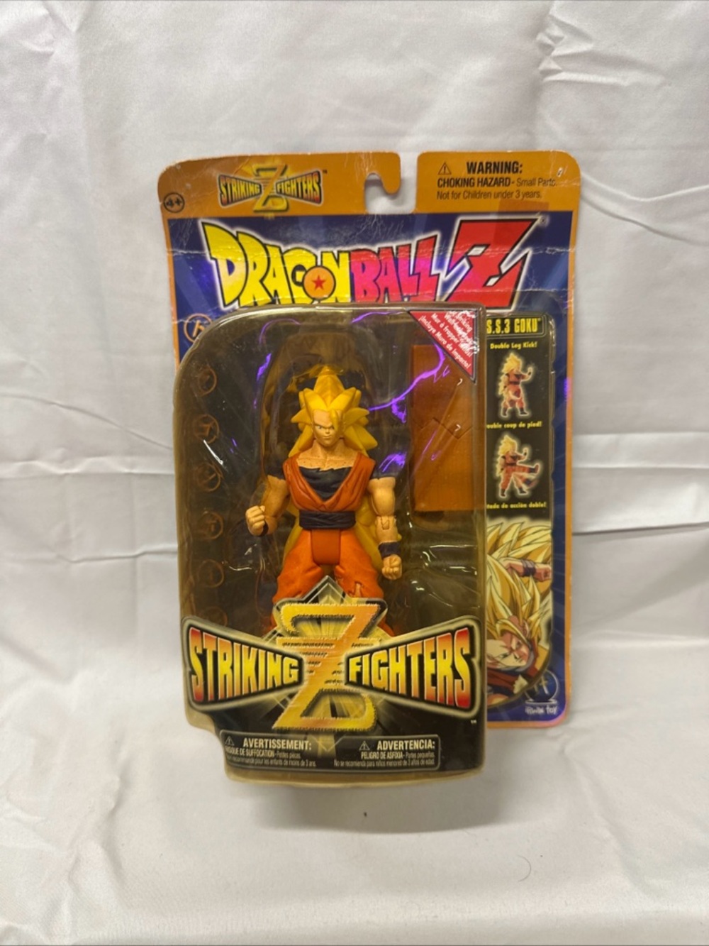 Dragon Ball Z Irwin Toy Super Saiyan 3 Goku Striking Z Fighters Figure NEW